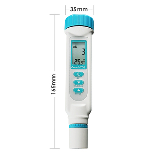 การนำไฟฟ้าชนิดปากกาดิจิตอล TDS Meter PPM PPT US Ms. จอแสดงผล LCD c/f สำหรับสระว่ายน้ำสปาเพาะเลี้ยงสัตว์น้ำไฮโดรโปนิกส์ - Product Image 1