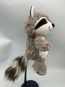 松山玩具 カスタムキュートロゴ アライグマぬいぐるみ ジャングルアニマルドール ラグドール ソフトプラッシュアライグマおもちゃ 子供向けギフト - Product Image 6