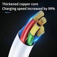 Cable USB Tipo-C 2026 de 1m/2m, Carga Rápida 6A, Compatible con Quick Charge 3.0, para Note 9, iOS y Tabletas