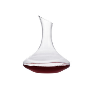 1500ml personalizzato forma di logo soffiato a mano di lusso <span class=keywords><strong>vino</strong></span> rosso di vetro decanter campione liberamente all'ingrosso vetro trasparente con manico - Product Image 3