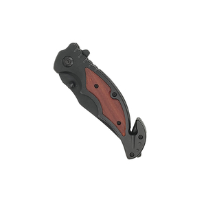 Couteau de poche pliant spécial avec manche en <span class=keywords><strong>bois</strong></span>, couteau de survie pour la chasse - Product Image 5