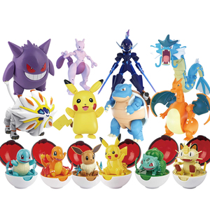 Jouets Pokémon de haute qualité, modèle de balle variée, Pikachu, Jenny Turtle, Pocket Monsters, figurine d'action, jouet cadeau - Product Image 4