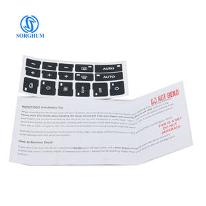 สติกเกอร์ซ่อมปุ่มนำทางมัลติมีเดียสำหรับรถยนต์ B6รถ A4ออดี้ B7 2000-2004 <span class=keywords><strong>TZ</strong></span>-07 - Product Image 4
