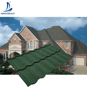 Thermal Insulation Roofing Sheet Manufacturer Colours Stone Coated Roof Tiles for building using on slope roof villa