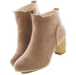 Stivali femminile in Europa e gli stati Uniti di spessore con le scarpe a punta di modo di grandi dimensioni autunno e di inverno nuovi stivali all'ingrosso - Product Image 1