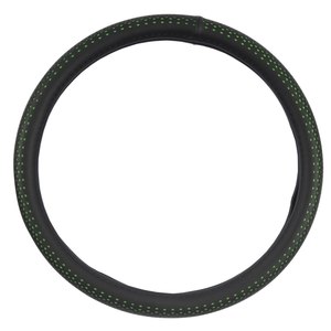 Nuova copertura del volante dell'automobile del cuoio dell'unità di elaborazione interno antisdrucciolevole dell'automobile 38 CM verde/nero per <span class=keywords><strong>peugeot</strong></span> 206 scirocco passat b5 - Product Image 3
