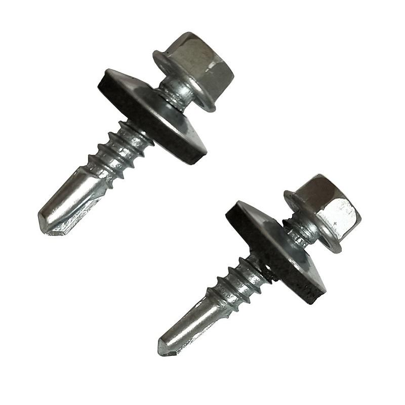Hex Head EPDM Bonded Washer Self Drilling Screw 6