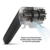 Grille de four domestique rechargeable/alimentée par batterie, gril à mailles, brosse de barbecue électrique en fil d'acier inoxydable