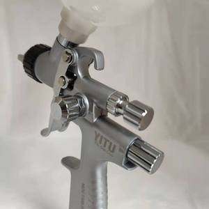 Pistolet à air comprimé YITU, buse 1,0 mm, réservoir 600 ml, alimentation par gravité HVLP, pour réparation automobile - Product Image 2
