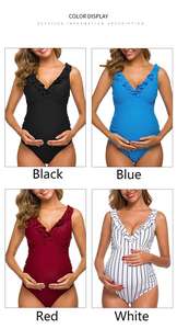 <span class=keywords><strong>Maillot</strong></span> <span class=keywords><strong>de</strong></span> <span class=keywords><strong>bain</strong></span> <span class=keywords><strong>de</strong></span> maternité à volants d'été <span class=keywords><strong>Maillot</strong></span> <span class=keywords><strong>de</strong></span> <span class=keywords><strong>bain</strong></span> <span class=keywords><strong>de</strong></span> <span class=keywords><strong>grossesse</strong></span> une pièce à col en V <span class=keywords><strong>Maillot</strong></span> <span class=keywords><strong>de</strong></span> <span class=keywords><strong>bain</strong></span> à lacets Monokini Push Up - Product Image 2