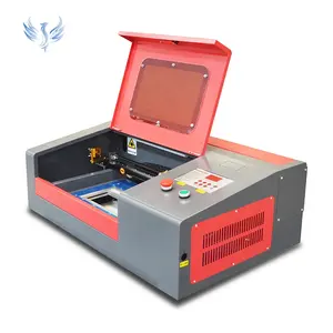 Nâng cấp 40 Wát USB CO2 Laser Engraver khắc máy cắt cắt K40 với LCD hiển thị xoay bánh xe