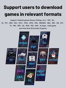 RG353V Mini consola de juegos portátil Nuevo <span class=keywords><strong>Android</strong></span> LINUX Smart Gaming Retro Reproductores de videojuegos portátiles BT 5G WiFi habilitado - Product Image 4