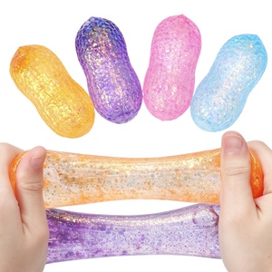 ของเล่นบีบ JO TOYS รุ่นโปรโมชั่น น่ารัก รูปถั่วลิสงเคลือบกลิตเตอร์ ทำจากวัสดุ TPR สีสันสดใส ช่วยผ่อนคลายความเครียด เหมาะสำหรับเด็กอายุ 5-7 ปี - Product Image 6