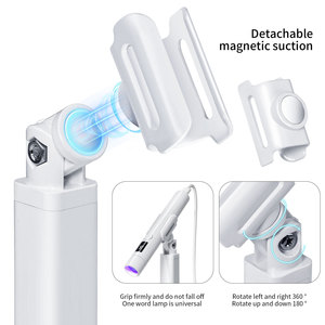 2025 New Mini UV LED 2-in-1 xách tay không dây/không dây Nail đèn <span class=keywords><strong>LCD</strong></span> hiển thị màn hình cảm ứng flash chữa Silicone đầu cho móng tay - Product Image 2