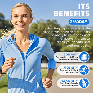 OEM 120 Capsules de Glucosamine Chondroïtine en Gélules Molles – Complément Alimentaire pour Adultes Favorisant la Restauration de la Santé Articulaire - Product Image 4