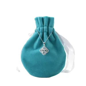 Fsd bán buôn tùy chỉnh dây kéo túi đồ trang sức nhung Pouch với logo Bán Buôn Đồ trang sức Pouch cho vòng Bangle Vòng đeo tay