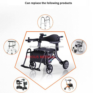 Silla <span class=keywords><strong>de</strong></span> <span class=keywords><strong>ruedas</strong></span> plegable eléctrica ligera <span class=keywords><strong>de</strong></span> viaje con andador motorizado moderno para ancianos para personas con discapacidad Senior - Product Image 5