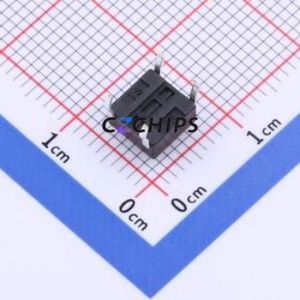 TSD001B04310A Tactile Switch Through hole Component (THT)-4P,6x6mm Switch Round Button 1N Through Hole 6mm - Product Image 2