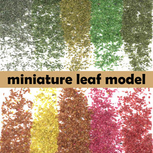 モデルリーフシミュレーションシーンビッグリーフ素材表示 - Product Image 2