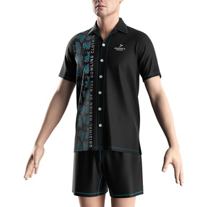 Chándal Personalizado Crossfit, Camisa de Boliche con Botones de Poliéster Sublimado, Camisas Casuales Personalizadas para Hombre - Product Image 5