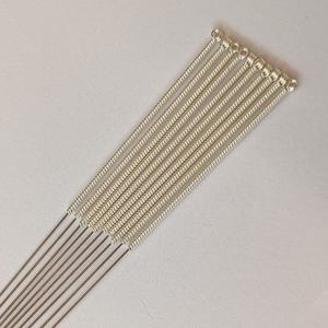 鍼治療針用シルバーハンドルドライニードル滅菌使い捨て100個agujas de acupuntura - Product Image 3