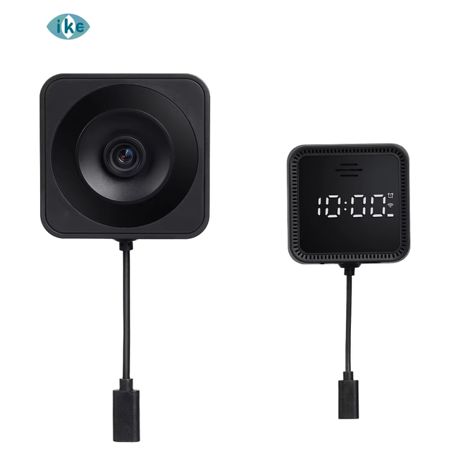 Tuya Smart Windows Camera 2.4GHz/5GHz Wi-Fi 3MP 4K CMOS Cube Security Clock Night Vision Motion Alarm Audio Video Recording