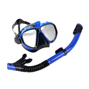 Máscara de Snorkel y Set de Snorkel Asy para Adultos con Vidrio Templado y Silicona para Buceo y Natación - Product Image 4