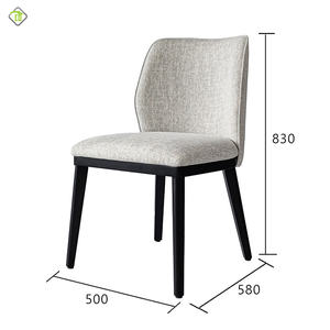 Luxe Moderne Nordique <span class=keywords><strong>Scandinave</strong></span> Noir <span class=keywords><strong>Chaise</strong></span> Salle À Manger Tufté <span class=keywords><strong>Bleu</strong></span> Brun Velours Restaurant Chaises À Manger Pour Salle À Manger - Product Image 6