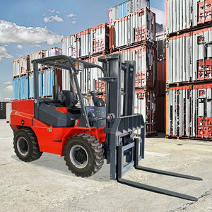 Carretilla elevadora diésel de 5 toneladas CE ISO9001 Industria minera de construcción Gran capacidad de carga Carretilla elevadora de motor de alta eficiencia - Product Image 5