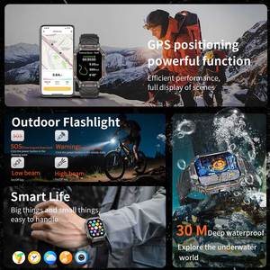 2025 Waterproof Rugged GPS Chatgpt Fashion Sport Relojes Smart Watch for Men Women - Product Image 4