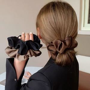 Coletero Elegante y Sencillo para Mujer, Estilo Europeo Americano, Satén <span class=keywords><strong>de</strong></span> Alta Calidad, Estilo Retro Francés, Yunxuanyue - Product Image 2