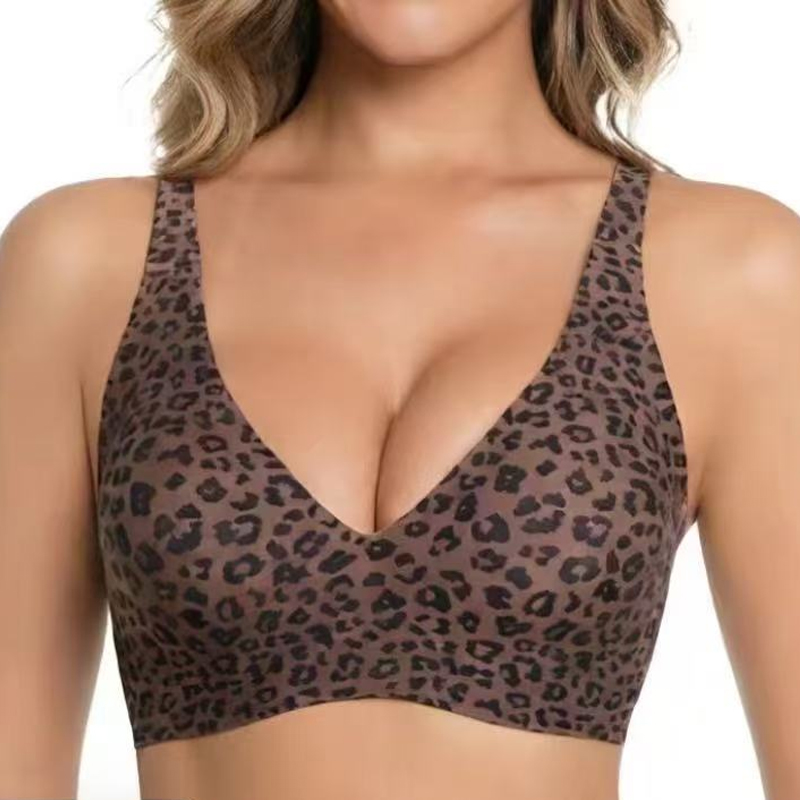 Seamless Wire-Free Deep V Push Up Bra - Invisible T-Shirt Bra For Everyday Comfort
