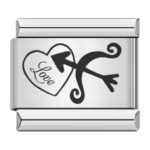 Abalorio <span class=keywords><strong>de</strong></span> Acero Inoxidable con Forma <span class=keywords><strong>de</strong></span> Corazón Romántico y Frases como 'Te Quiero Papá', 'Te Quiero Mamá', 'Perros', para Pulseras <span class=keywords><strong>de</strong></span> 9mm, Joyería para Hacer Manualidades, Regalo para el Día <span class=keywords><strong>de</strong></span> San Valentín - Product Image 4