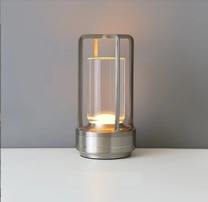 Lámpara de <span class=keywords><strong>Mesa</strong></span> LED Recargable de Aluminio, Inalámbrica, Moderna, Sencilla, con Control Táctil y Regulable, para Decoración de Restaurantes, Hoteles y Dormitorios - Product Image 6