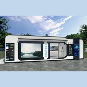 <span class=keywords><strong>Toilette</strong></span> mobile de gestion intelligente et portable au design moderne pour les parcs extérieurs, maisons conteneurs à panneaux sandwich en acier - Product Image 1