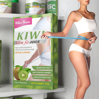 Poudre de thé amincissante saveur kiwi pour la perte de poids – Soin personnel et marque privée