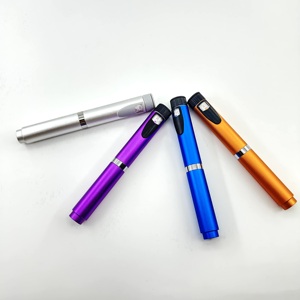 Reusable Metal Dosing <b>Pen</b> with Metal Cap Ergonomic Grip for 3ml Cartridge Custom Logo OEM Packaging Device - Product Image 2