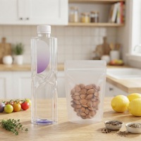 VMPET CPP Pochette transparente recyclable réutilisable en mylar à fermeture éclair pour aliments Sac en plastique transparent pour emballage de noix de collation