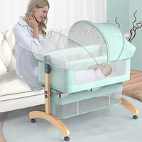 Nouveau-né épissage reine lit Grain de bois bébé berceau lit mobile Portable Bb lit multi-fonctionnel bébé Shaker bébé berceau
