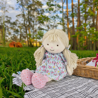 Poupée de chiffon noir fille poupées en peluche douce princesse poupée de chiffon bébé jouet