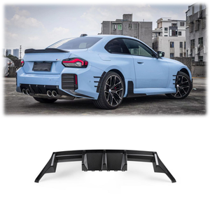 Diffuseur arrière <span class=keywords><strong>en</strong></span> fibre <span class=keywords><strong>de</strong></span> carbone sèche style MP pour BMW <span class=keywords><strong>M2</strong></span> G87 <span class=keywords><strong>2022</strong></span>+ - Lèvre <span class=keywords><strong>de</strong></span> pare-chocs arrière compatible OEM avec échappement quadruple - Product Image 1