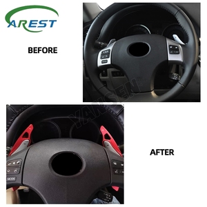 Pour Lexus IS250 IS350 CT200h XE20 pour Toyota Avensis pour Corolla AMT <span class=keywords><strong>XEI</strong></span> accessoires intérieurs de voiture engrenage étendu DSG changement de palette - Product Image 3