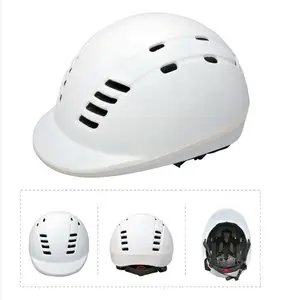 Design Helmet MOON In Stock Adult Personal Protective White Equestrian Outdoor Sports Safety Horse Riding Helmet