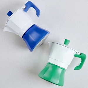 Kingze Premium Trendy Moka <span class=keywords><strong>Cafetière</strong></span> Aluminium Cuisinière Espresso <span class=keywords><strong>Percolateur</strong></span> <span class=keywords><strong>Cafetière</strong></span> Portable 3/6 Tasses Italienne Moka Pot - Product Image 3