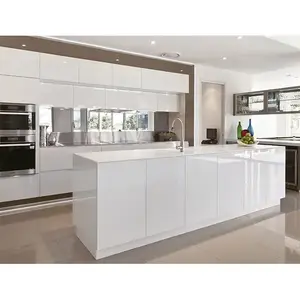 Miễn phí 3D Tùy chỉnh cao kỹ thuật Modular Tùy chỉnh màu sắc thiết kế đơn giản hiện đại tủ bếp