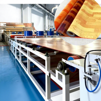 Ligne de production de revêtements de sol en PVC antidérapant et imperméable, extrudeuse de feuilles de revêtement de sol en vinyle gaufré
