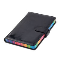 Cahier Laser A5 Page intérieure Bord Arc-en-ciel Étanche Cahier École Pratique Livre Journal