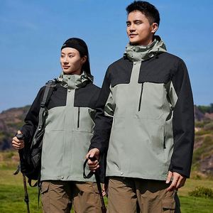 ออกแบบเสื้อแจ็คเก็ตกันฝนสำหรับทุกสภาพอากาศ GSM รุ่นพิเศษพร้อมซิป  เสื้อแจ็คเก็ตกันน้ำสำหรับกิจกรรมกลางแจ้ง  ผ้าแจ็คเก็ตสำหรับกิจกรรมกลางแจ้งแบบกำหนดเองได้ - Product Image 3