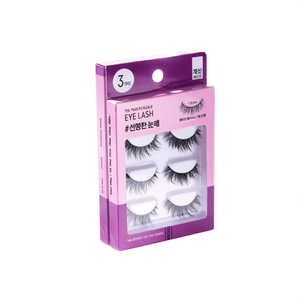 Les cils Phcitineale, 3 paires, aspect naturel, usage quotidien, cils entiers - Product Image 2