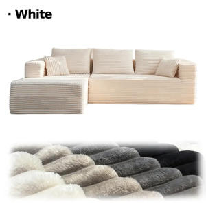 Approvisionnement exclusif transfrontalier <span class=keywords><strong>de</strong></span> canapé <span class=keywords><strong>cube</strong></span> compressible, canapé trois places en velours côtelé, style minimaliste italien pour salon domestique - Product Image 5